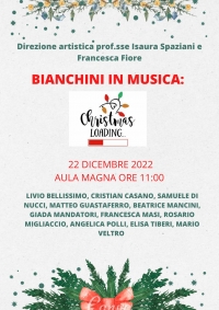 BIANCHINI IN MUSICA: CHRISTMAS LOADING. IL BACKSTAGE