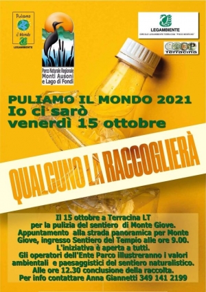 “PULIAMO IL MONDO 2021” TORNA A TERRACINA