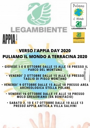 LEGAMBIENTE TERRACINA PARTECIPA ALLA CAMPAGNA PULIAMO IL MONDO